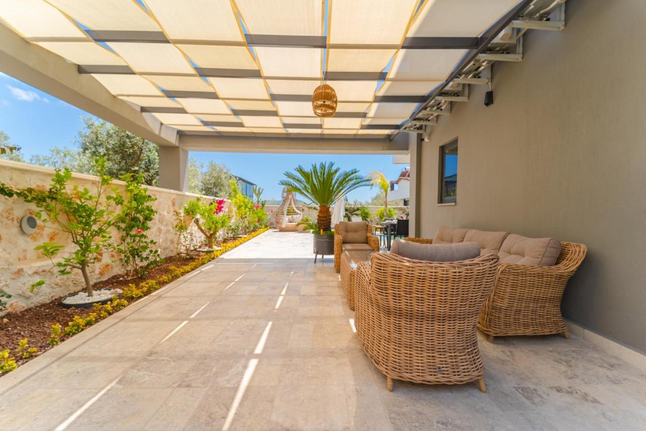Villa Kazarman, Kalkan'In Kalbinde Denize, Merkeze Esterno foto