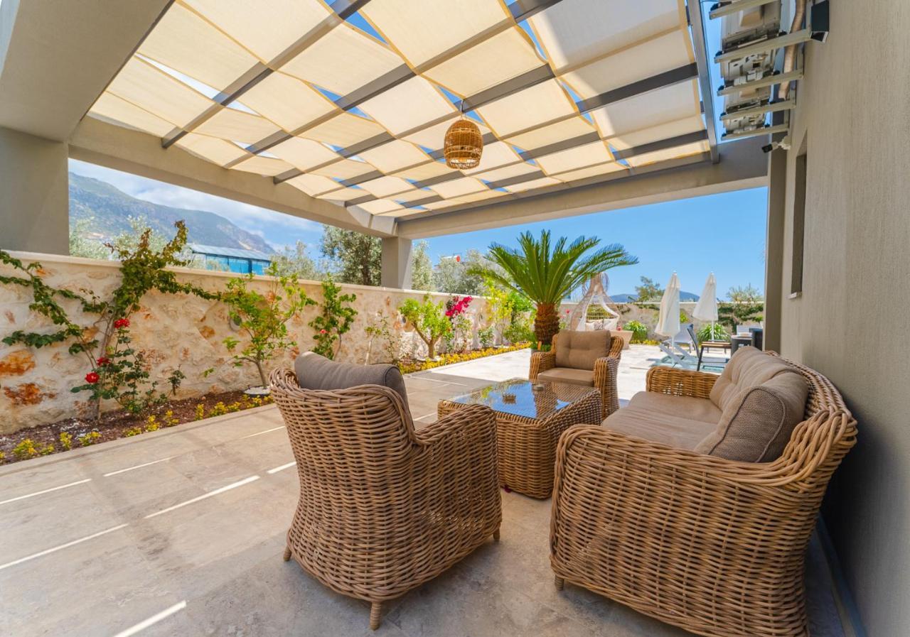Villa Kazarman, Kalkan'In Kalbinde Denize, Merkeze Esterno foto