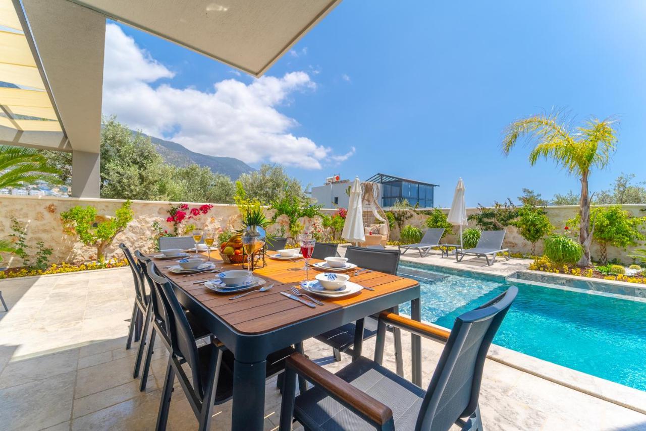 Villa Kazarman, Kalkan'In Kalbinde Denize, Merkeze Esterno foto