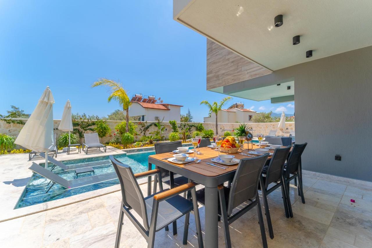 Villa Kazarman, Kalkan'In Kalbinde Denize, Merkeze Esterno foto